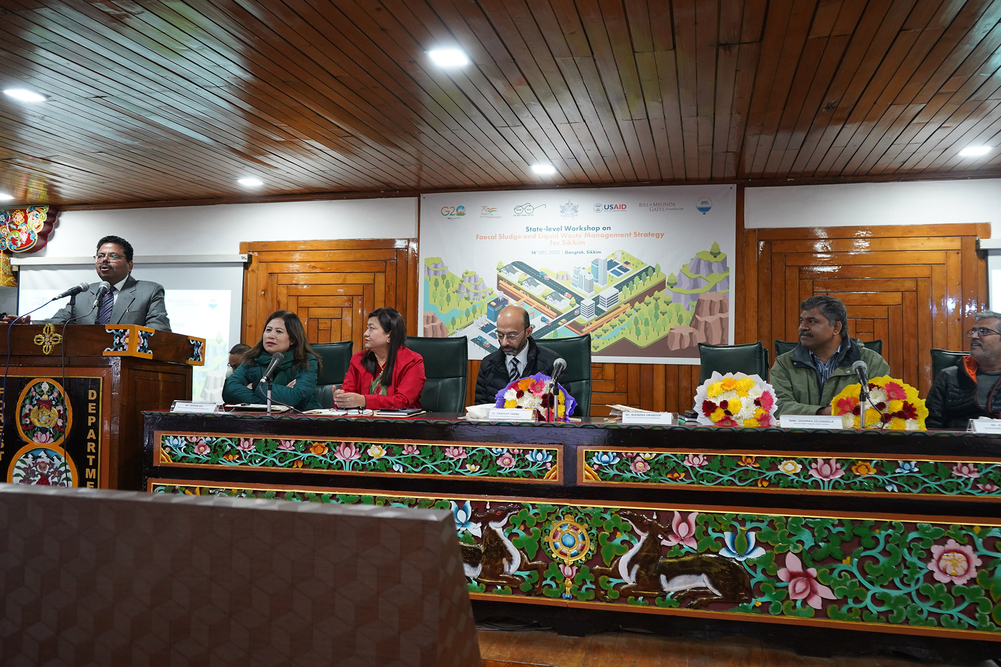 State level Workshop on  Faecal Sludge and Liquid Waste Management Strategy held in Gangtok, Sikkim