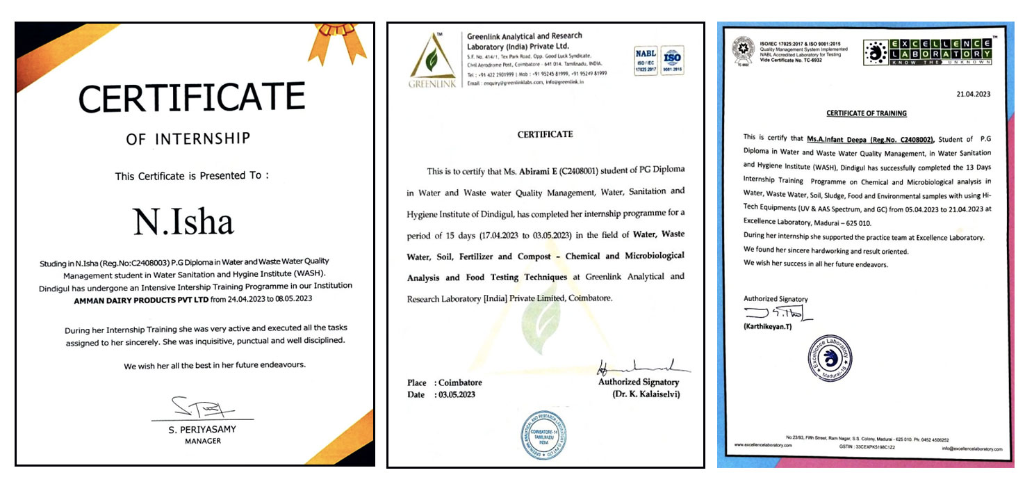 Post Graduate Diploma in Water & Wastewater Quality Management and Non-sewered Sanitation