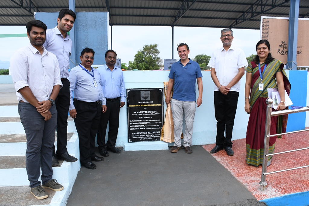 Inauguration of Wastewater Management Park, WASH Academy by Mr. Mark-Director, General Development Officer USAID